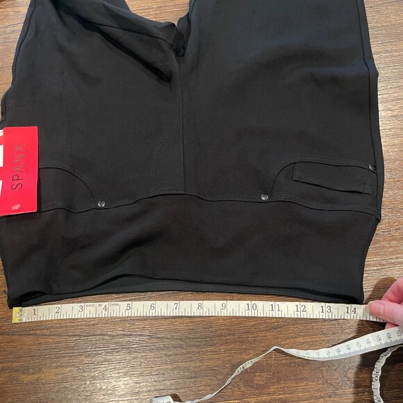 NWT Spanx Sz 32 (14) Black Signature Ponte Super Skinny Pants Shapewear Leggings - Picture 8 of 12